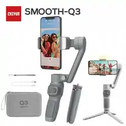 Appareil photo ZHIYUN SMOOTH Q3 VERSION COMBO - stabilisateur de téléphone portable 3 Axe