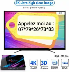 Lecteur multimédia H96 Max+ Android TV Box 4GB RAM+64GB ROM